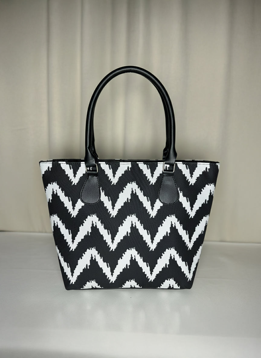 Inaya Canvas Tote Bag Urban Wave
