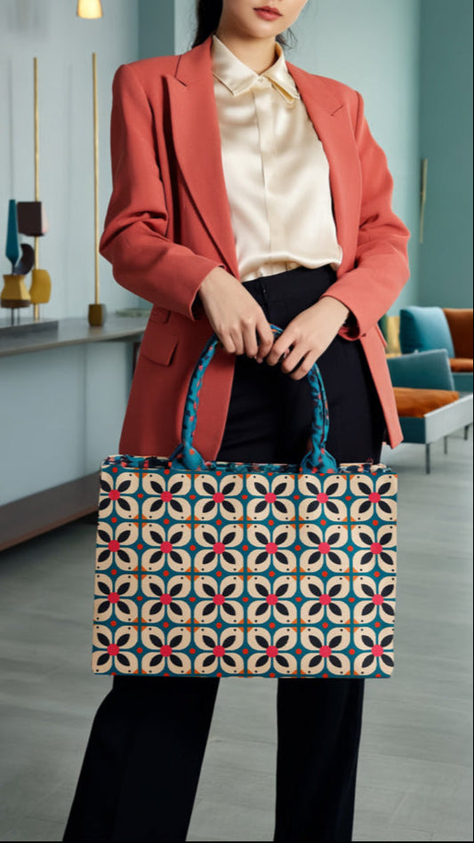 Inaya Canvas Tote Bag Petal Rush