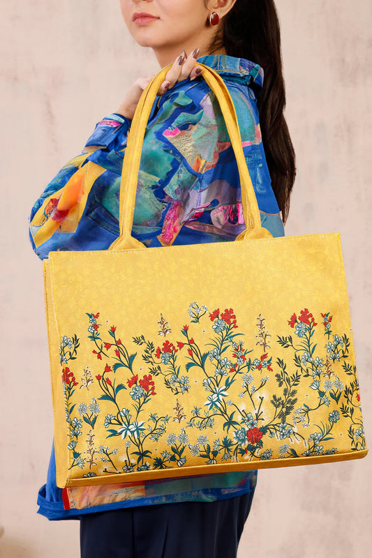 Inaya Canvas Tote Bag Sunbeam Floral