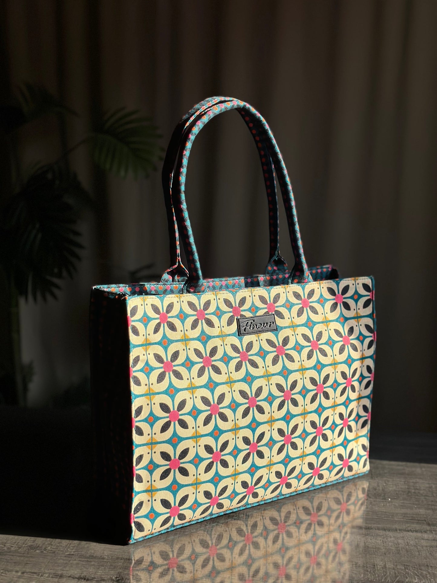 Inaya Canvas Tote Bag Petal Rush
