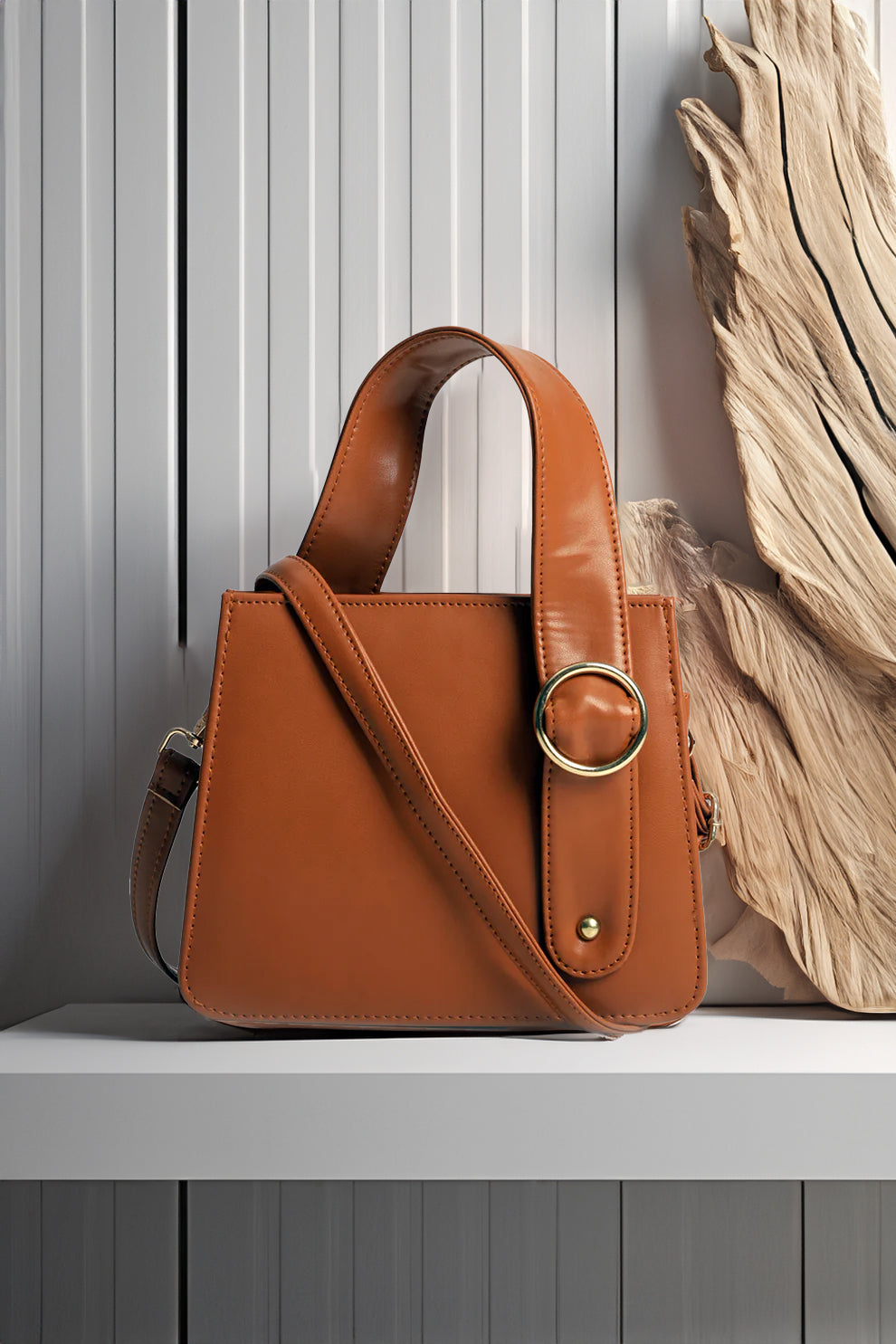 Inaya- Handbag RingBloom - Brown