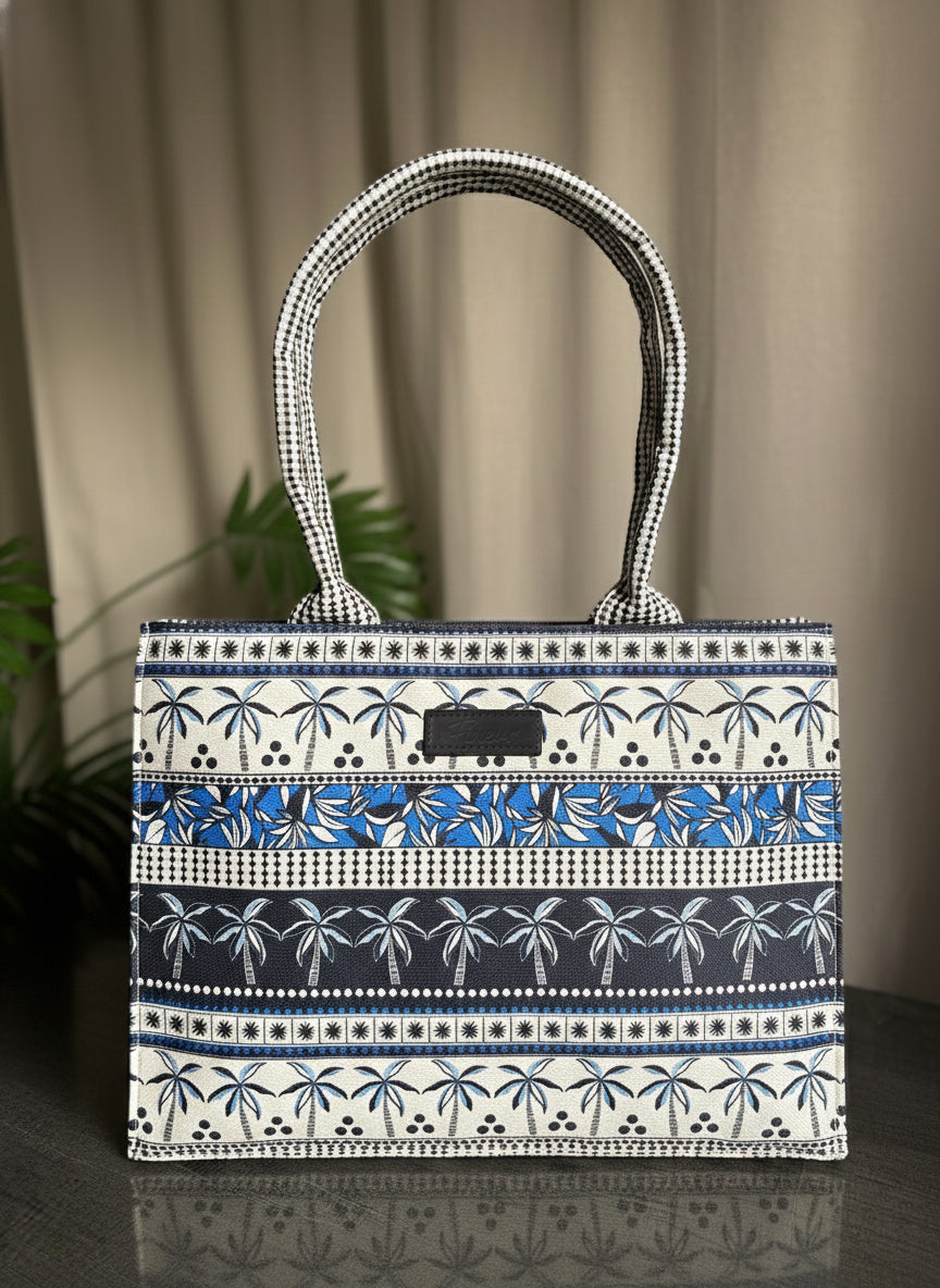 Inaya Canvas Tote Coconut Breeze