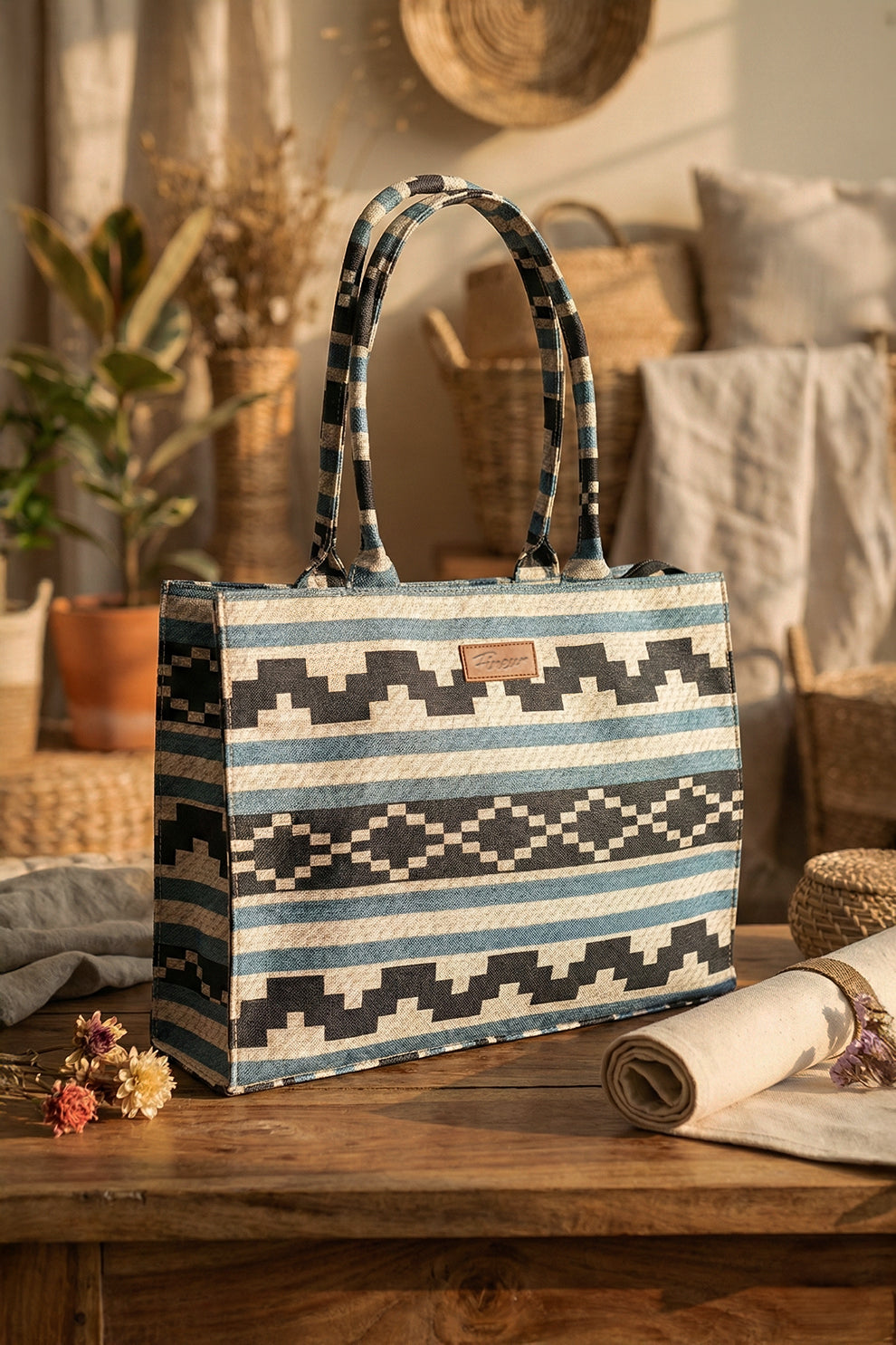 Inaya Canvas Tote Dusk