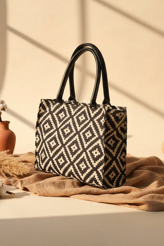 Inaya Canvas Tote Dune Diamond