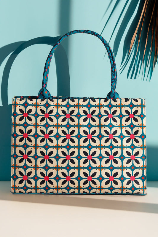 Inaya Canvas Tote Bag Petal Rush