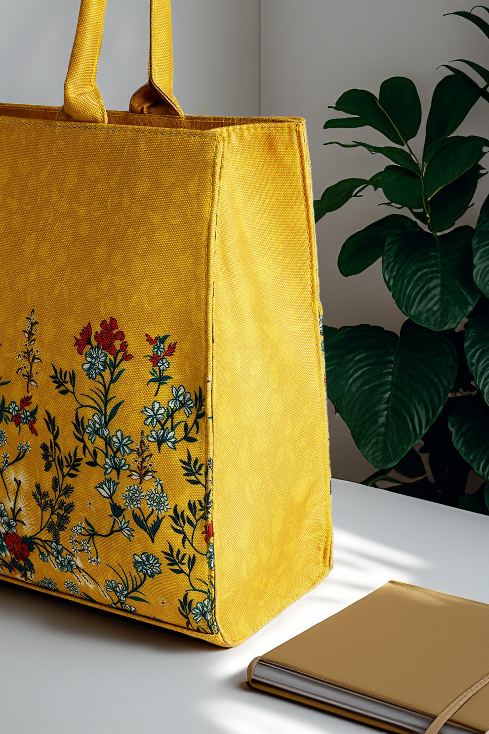 Inaya Canvas Tote Bag Sunbeam Floral