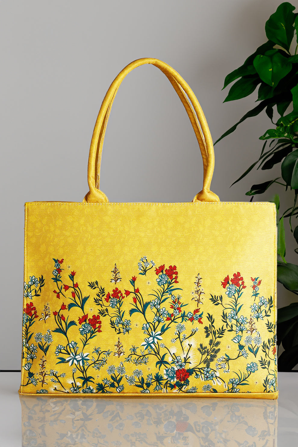 Inaya Canvas Tote Bag Sunbeam Floral