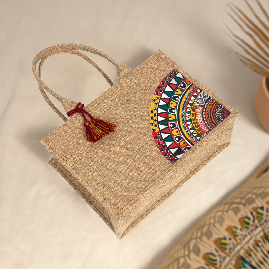 Inaya Canvas Tote Desert Bloom - Beige