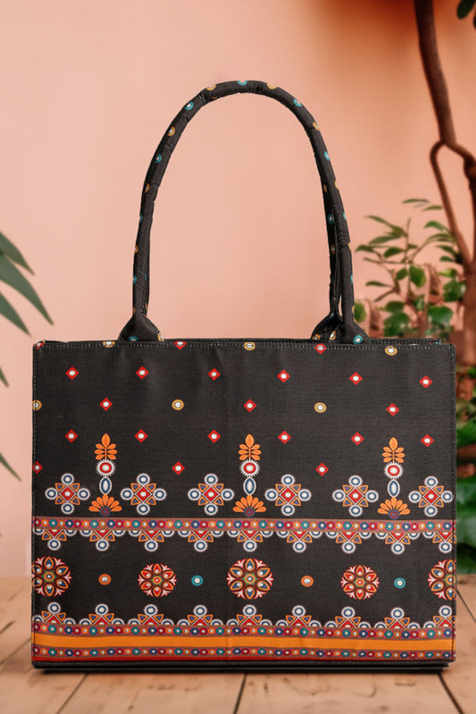 Inaya Canvas Tote Chic Spots