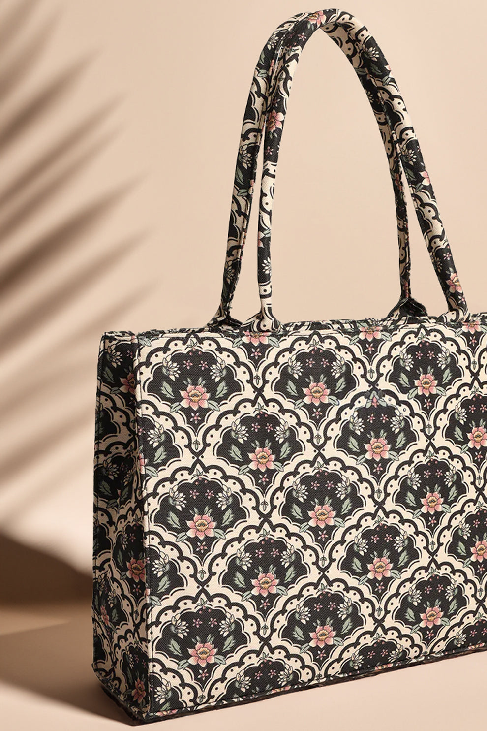 Inaya Canvas Tote BlushLeaf