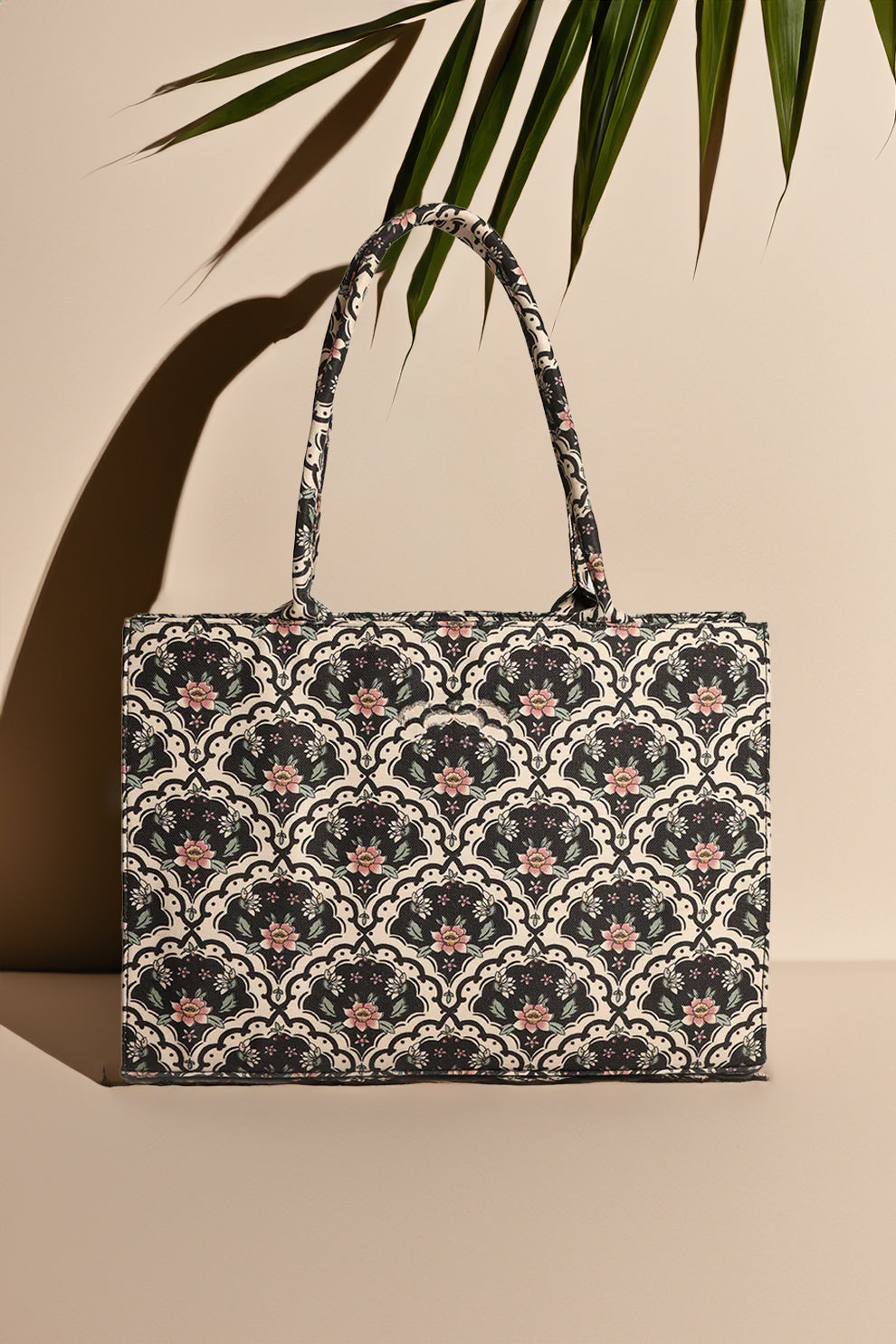 Inaya Canvas Tote BlushLeaf