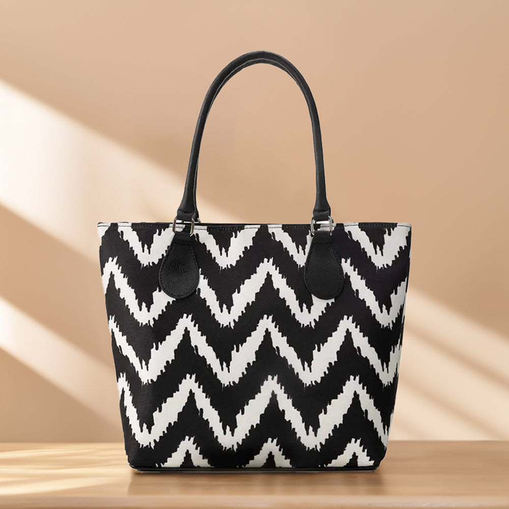 Inaya Canvas Tote Bag Urban Wave