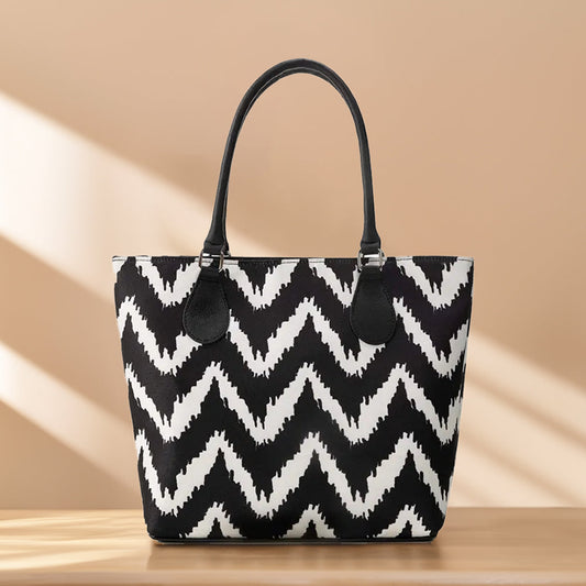 Inaya Canvas Tote Bag Urban Wave