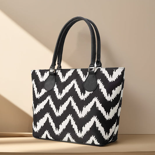 Inaya Canvas Tote Bag Urban Wave