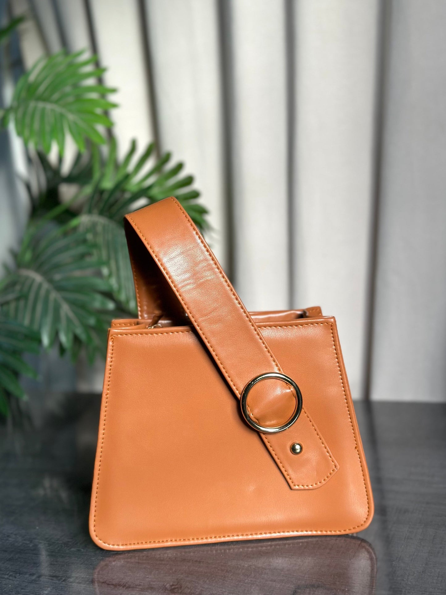 Inaya- Handbag RingBloom - Brown