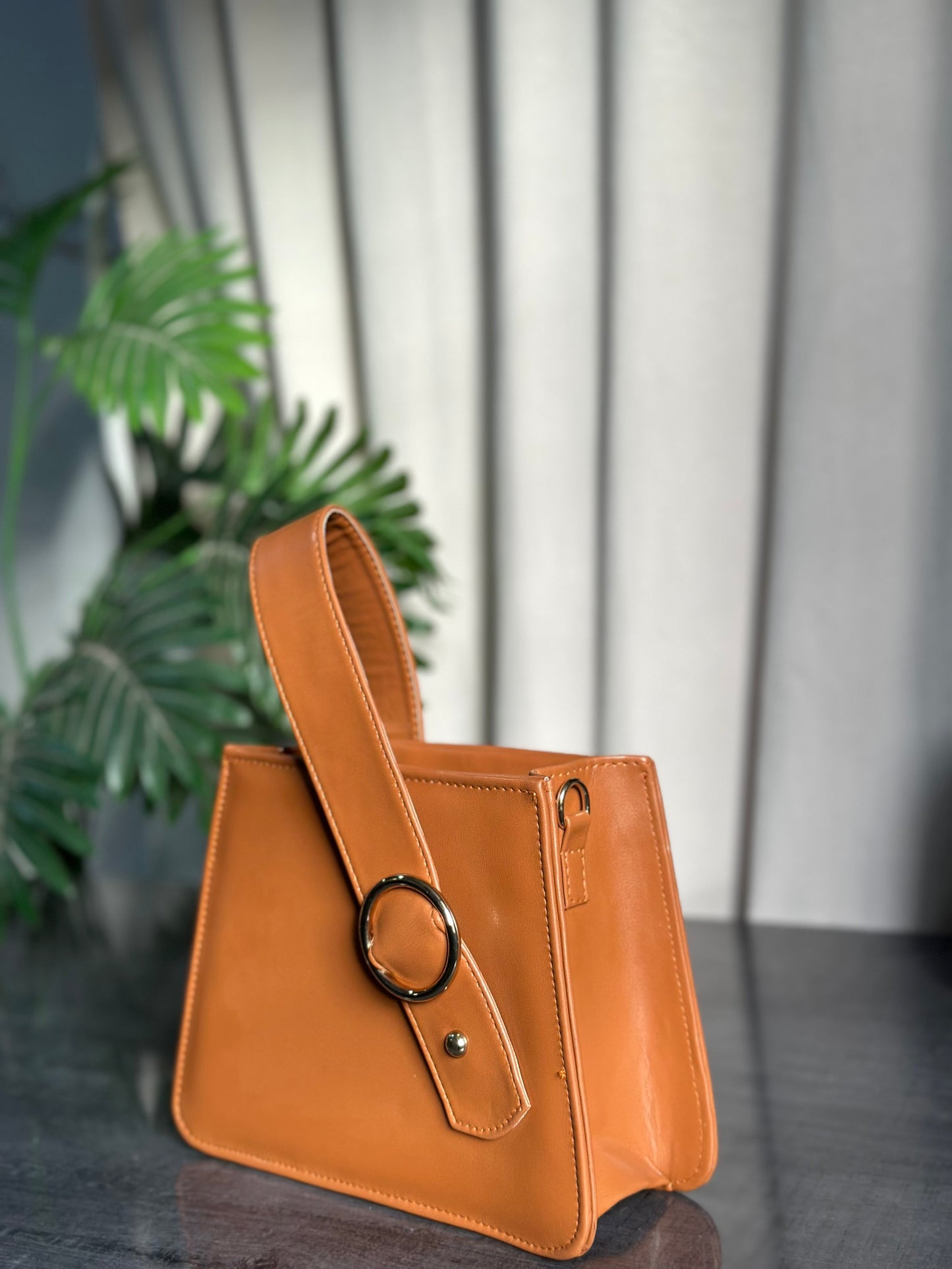 Inaya- Handbag RingBloom - Brown