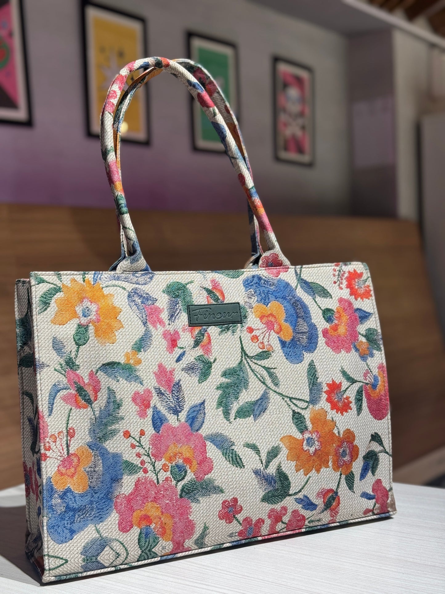 Inaya Canvas Tote Fresh Tint